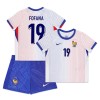 Conjunto (Camiseta+Pantalón Corto) Francia Fofana 19 Segunda Equipación Euro 2024 - Niño